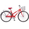 Велосипед 28' городской, рама женская FOXX FIESTA красный+передняя корзина 282 SHL.FIESTA.RD8 (20)